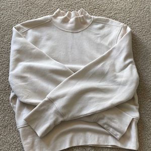 Cream Turtle Neck DSG Crewneck